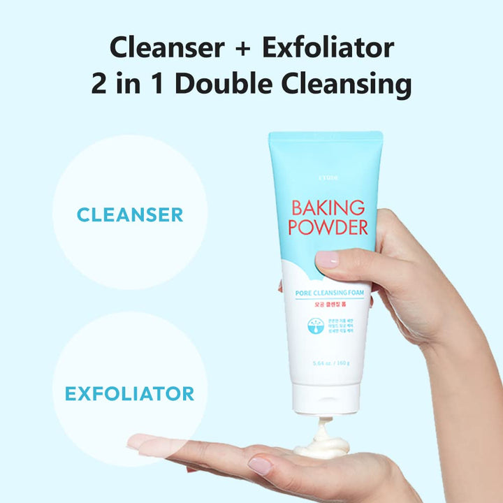 ETUDE Baking Powder Pore Cleansing Foam Face Wash 160g