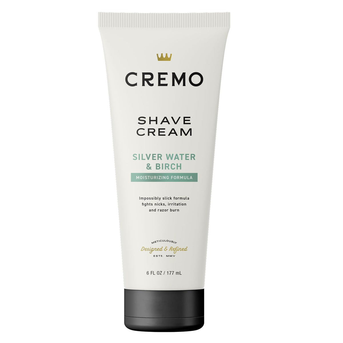 Cremo Silver Water & Birch Shave Cream 6 Oz