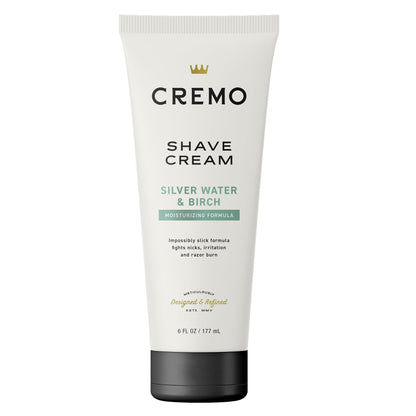 Cremo Silver Water & Birch Shave Cream 6 Oz
