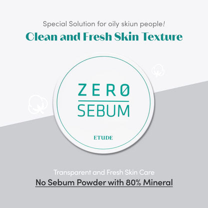 ETUDE Zero Sebum Loose Powder for Face