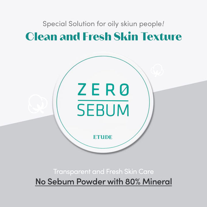 ETUDE Zero Sebum Loose Powder for Face