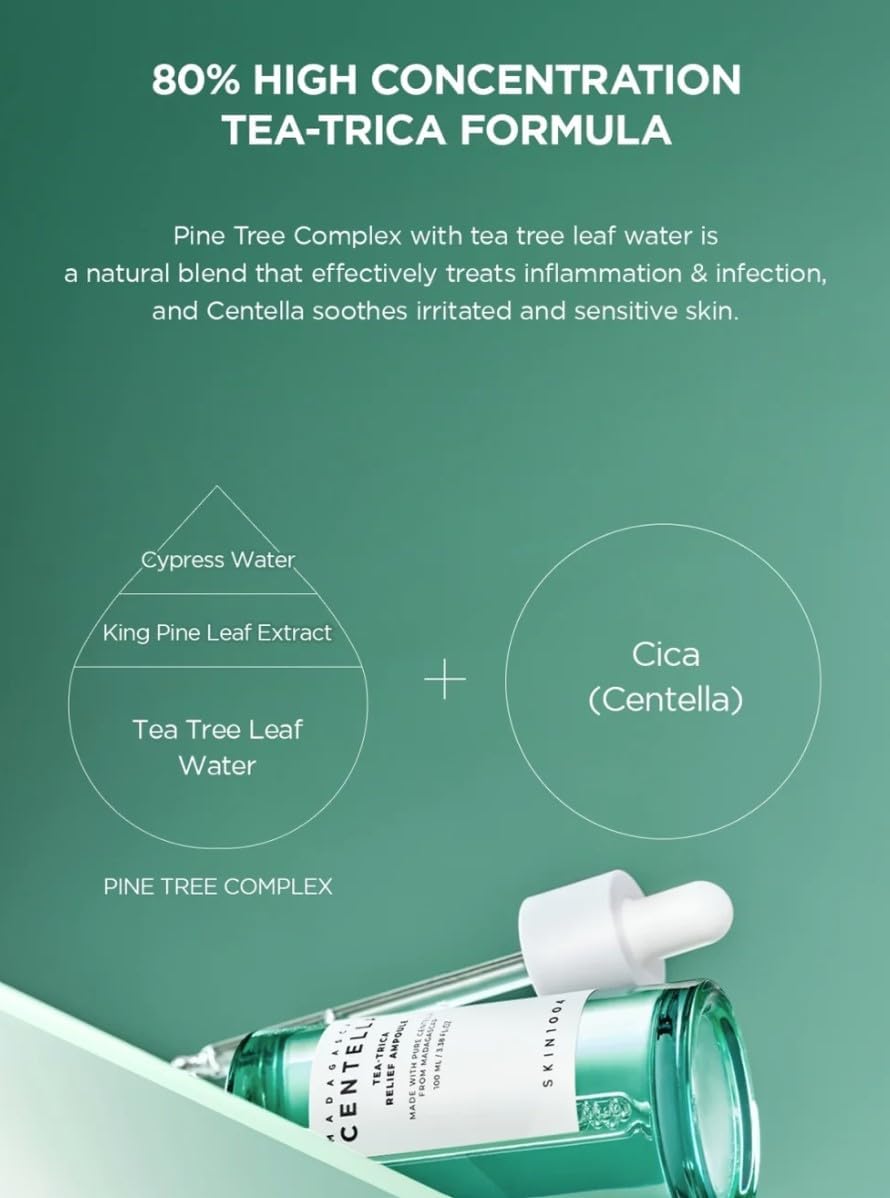 SKIN1004 Madagascar Centella Tea-Trica Relief Ampoule 100ml-