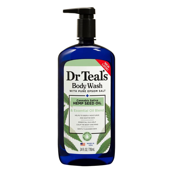 Dr Teal's Hemp Seed Oil Body Wash 24 OZ