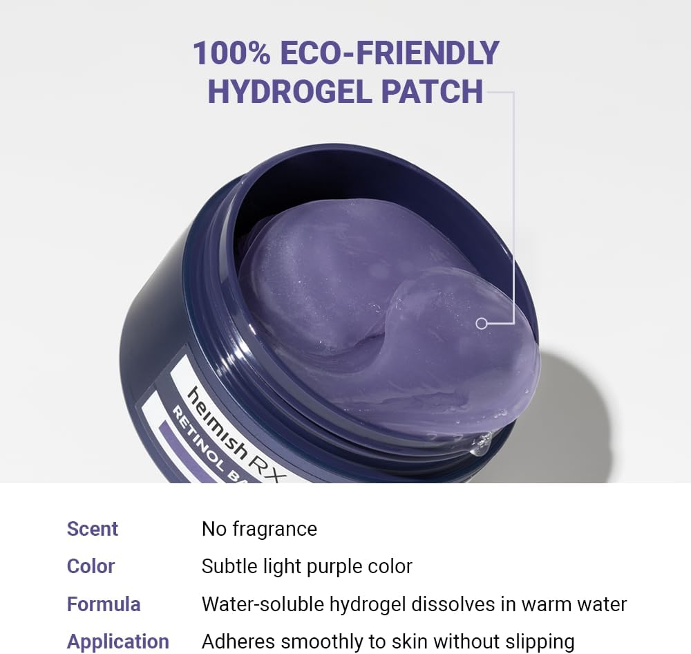 HEIMISH RX Retinol Bakuchiol Hydrogel Eye Flakes – Anti-aging Eye Petals 1.4g/60 pcs.