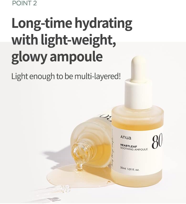 ANUA HEARTLEAF 80% AMPOULE 30ml