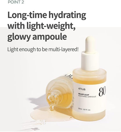 ANUA HEARTLEAF 80% AMPOULE 30ml