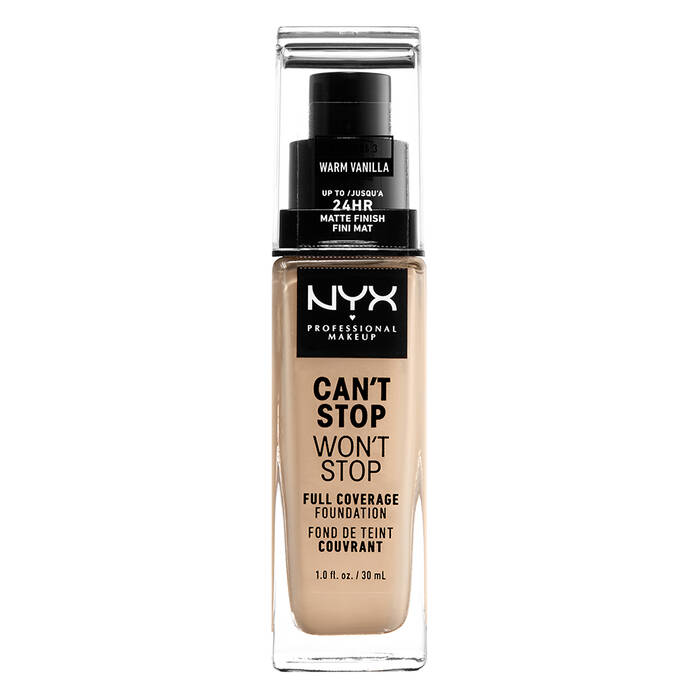 NYX Can’t Stop Won’t Stop Foundation 24H Full Coverage 06.3 WARM VANILLA