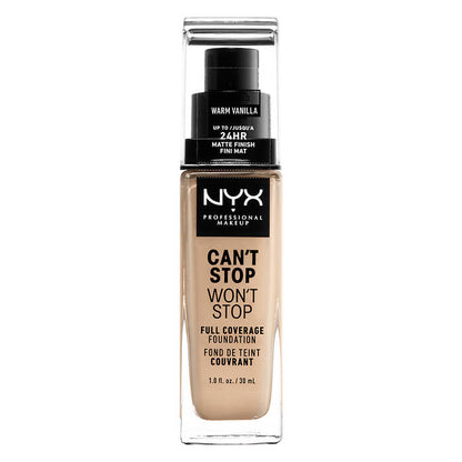 NYX Can’t Stop Won’t Stop Foundation 24H Full Coverage 06.3 WARM VANILLA