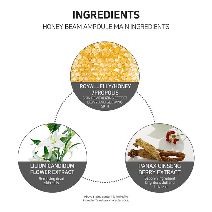 I'M SORRY FOR MY SKIN Facial Skin Honey Beam Ampoule Serum 30ml