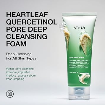 ANUA Heartleaf Quercetinol Pore Deep Cleansing Foam 150ml