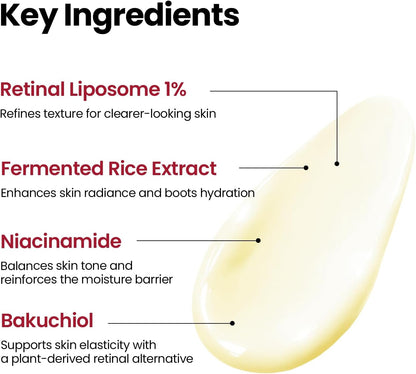 KSECRET - SEOUL 1988 Cream : Retinal Liposome 1% + Fermented Rice - 50ml