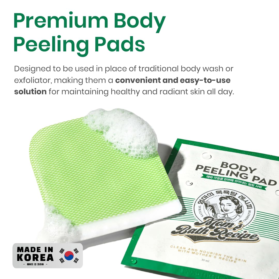 Mom’s Bath Recipe Preimium Body Peeling Pads (8EA)