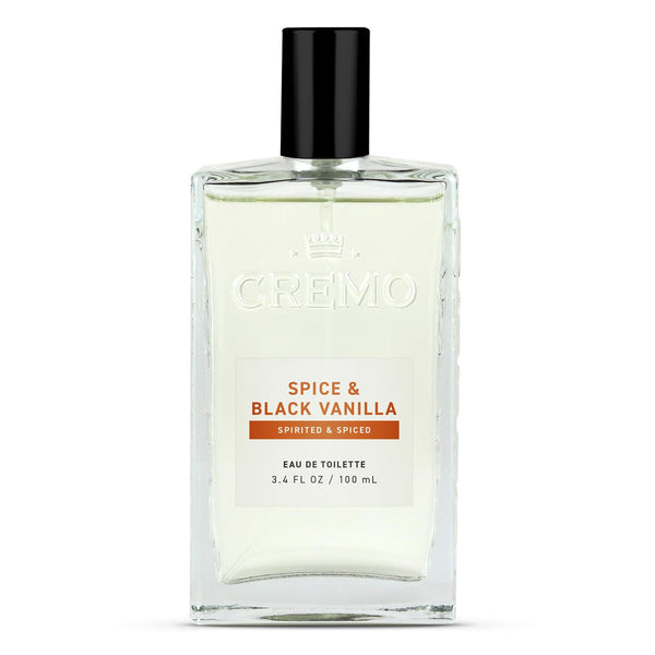 Cremo Spice & Black Vanilla Cologne Spray For Men 3.4 Oz