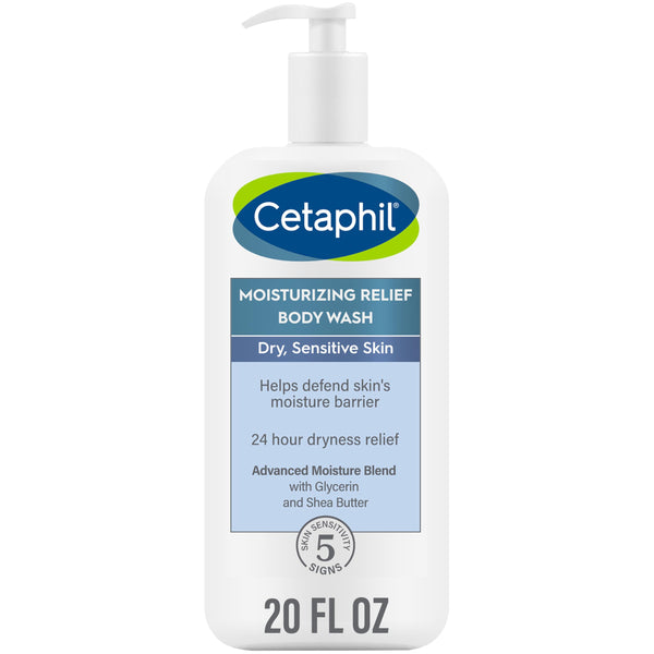 Cetaphil Body Moisturizing Relief Body Wash 20 oz (591 ml)