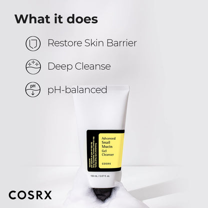 Cosrx Advanced Snail Mucin Gel Cleanser 150 Ml