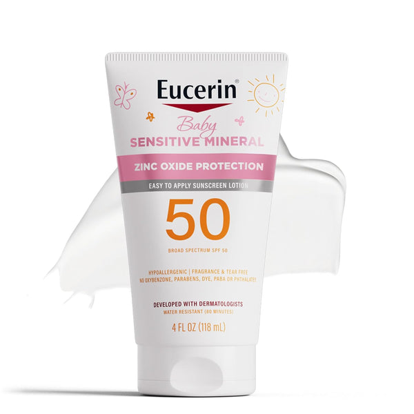 Eucerin Sun Sensitive Mineral Baby Sunscreen  SPF 50 Lotion 118ml