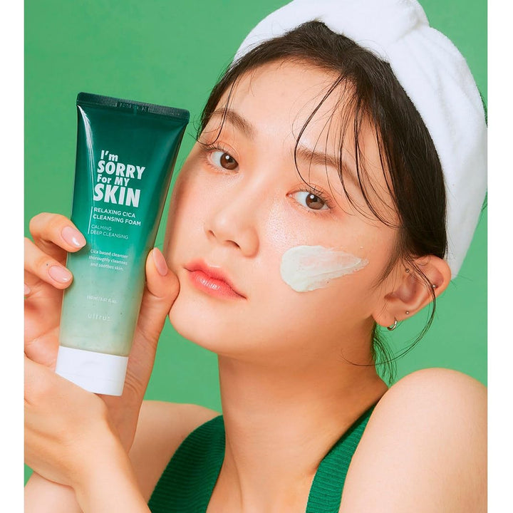 I'M SORRY FOR MY SKIN Relaxing Cica Cleansing Foam 150ml