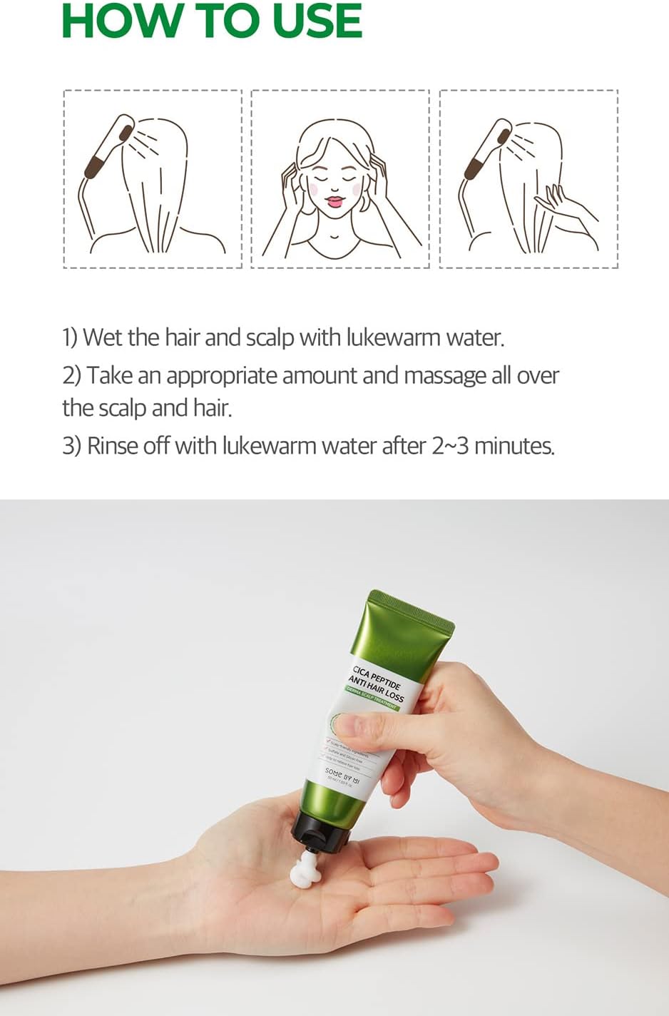 SOME by MI - Cica Peptide Anti Hair Loss Derma Scalp Treatment - 50ml