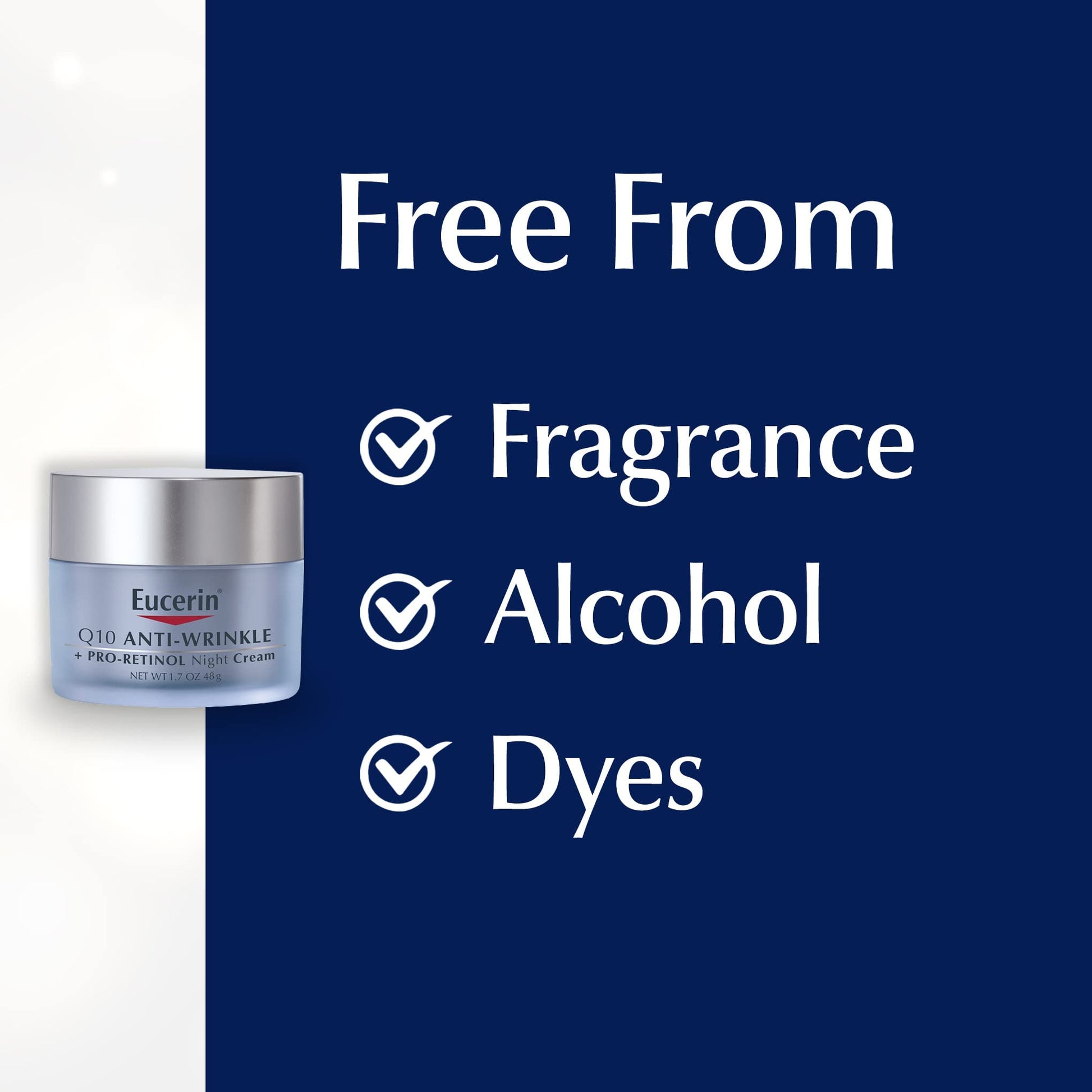Eucerin - Q10 Revitalize Night Cream Fragrance Free 1.7 fl oz (48 g)