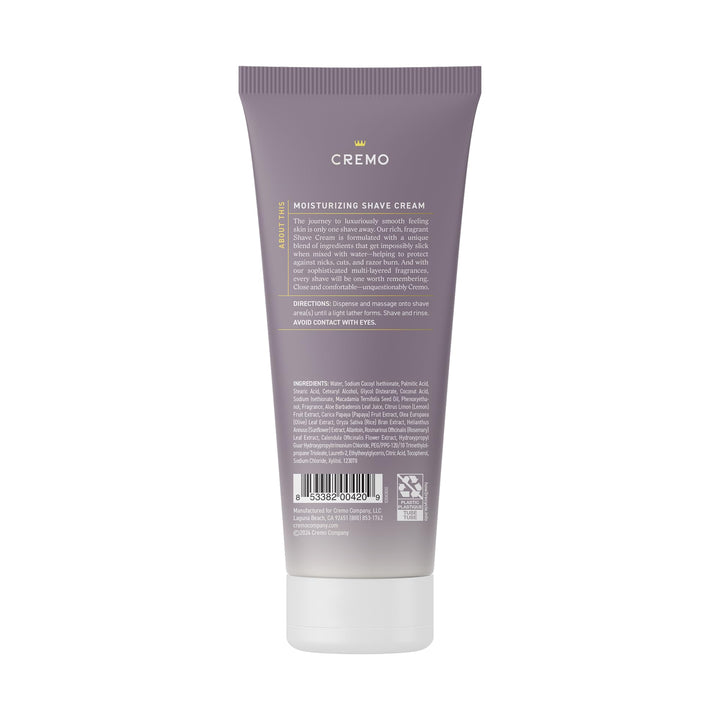 Cremo French Lavender Moisturizing Shave Cream For Women 6 Fl Oz