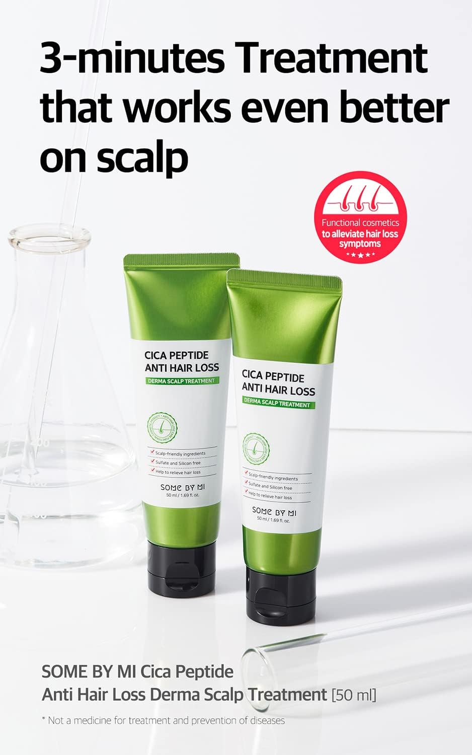 SOME by MI - Cica Peptide Anti Hair Loss Derma Scalp Treatment - 50ml