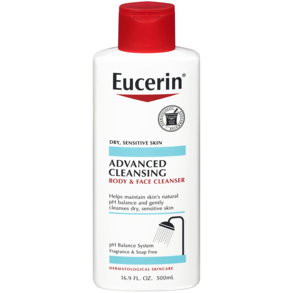 Eucerin Advanced Cleansing Face & Body Wash 16.9oz