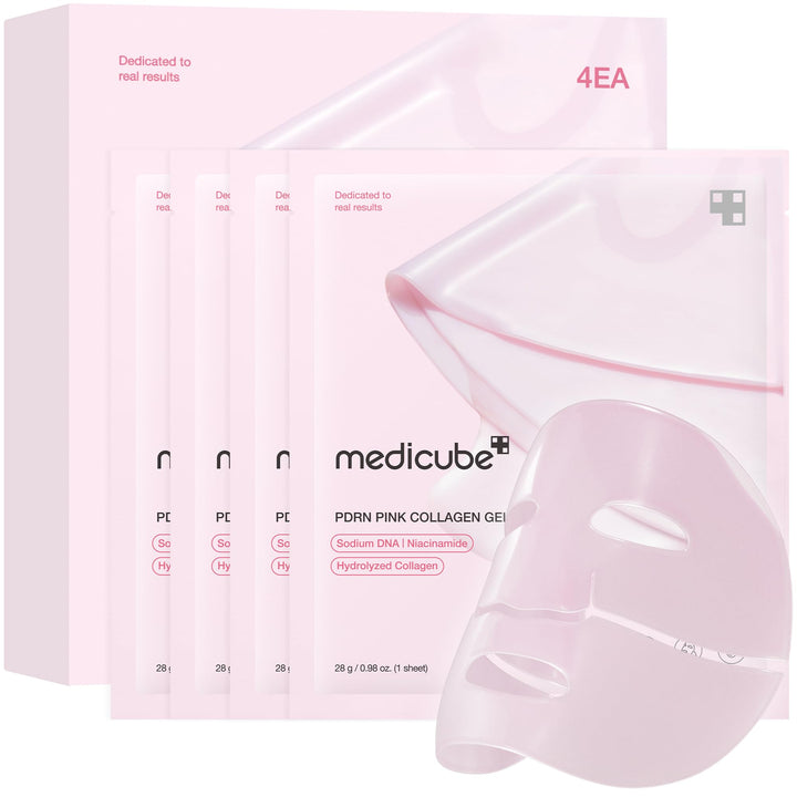 Medicube Salmon DNA PDRN Pink Collagen Jelly Gel Mask 4ea