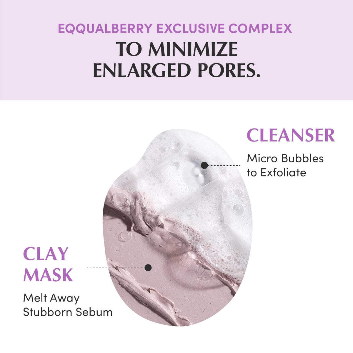 EQQUALBERRY Purple Rice Pore Purifying Pack Cleanser 130g