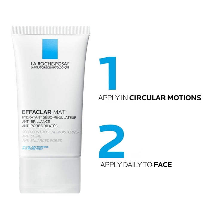 La Roche-Posay Effaclar Mat, Daily Moisturizer For Oily Skin 40ml
