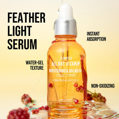 JUMISO All Day Vitamin Serum, Brightening & Balancing Facial Serum 30 ml