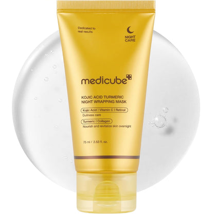 Medicube Kojic Acid Turmeric Night Wrapping Mask -75ml/2.53OZ