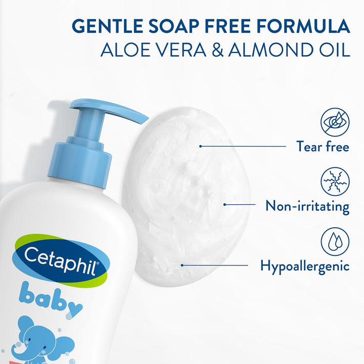 Cetaphil Baby Gentle Wash with Organic Calendula 7.8 Oz (230ml)