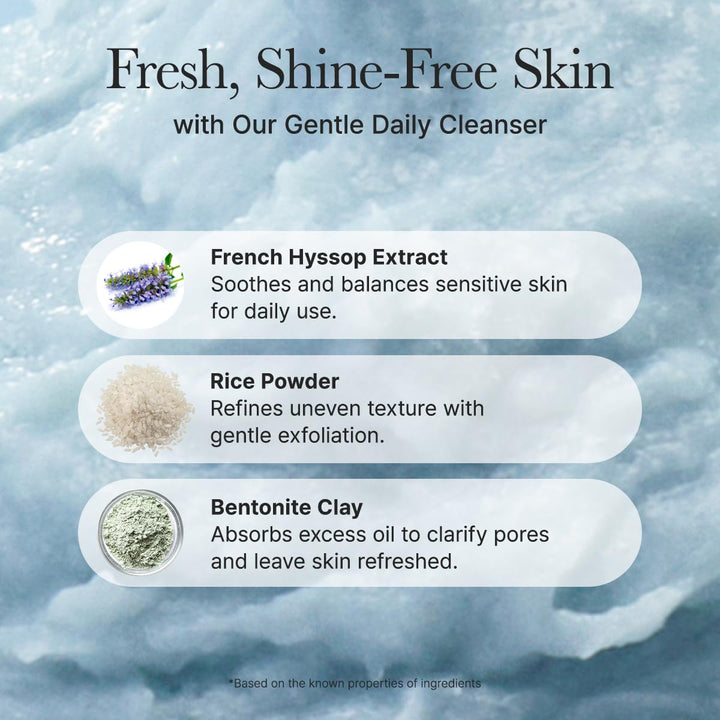 ARENCIA Hyssop Brightening & Deep-Cleansing Face Scrub & Exfoliator 120 Grams