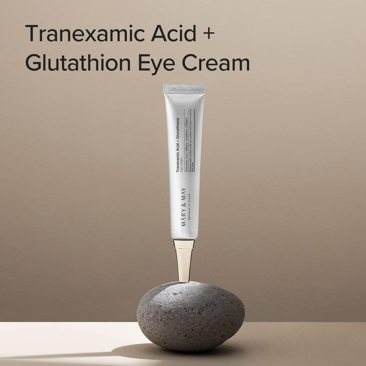 Mary & May Tranexamic Acid + Glutathione Eye Cream, Tranexamic Acid 1.05 Fl Oz / 30ml