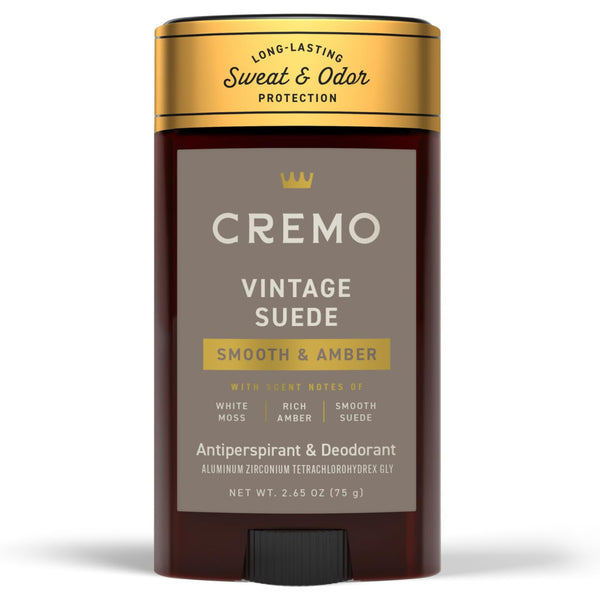 Cremo Vintage Suede Antiperspirant & Deodorant for Men 2.65oz