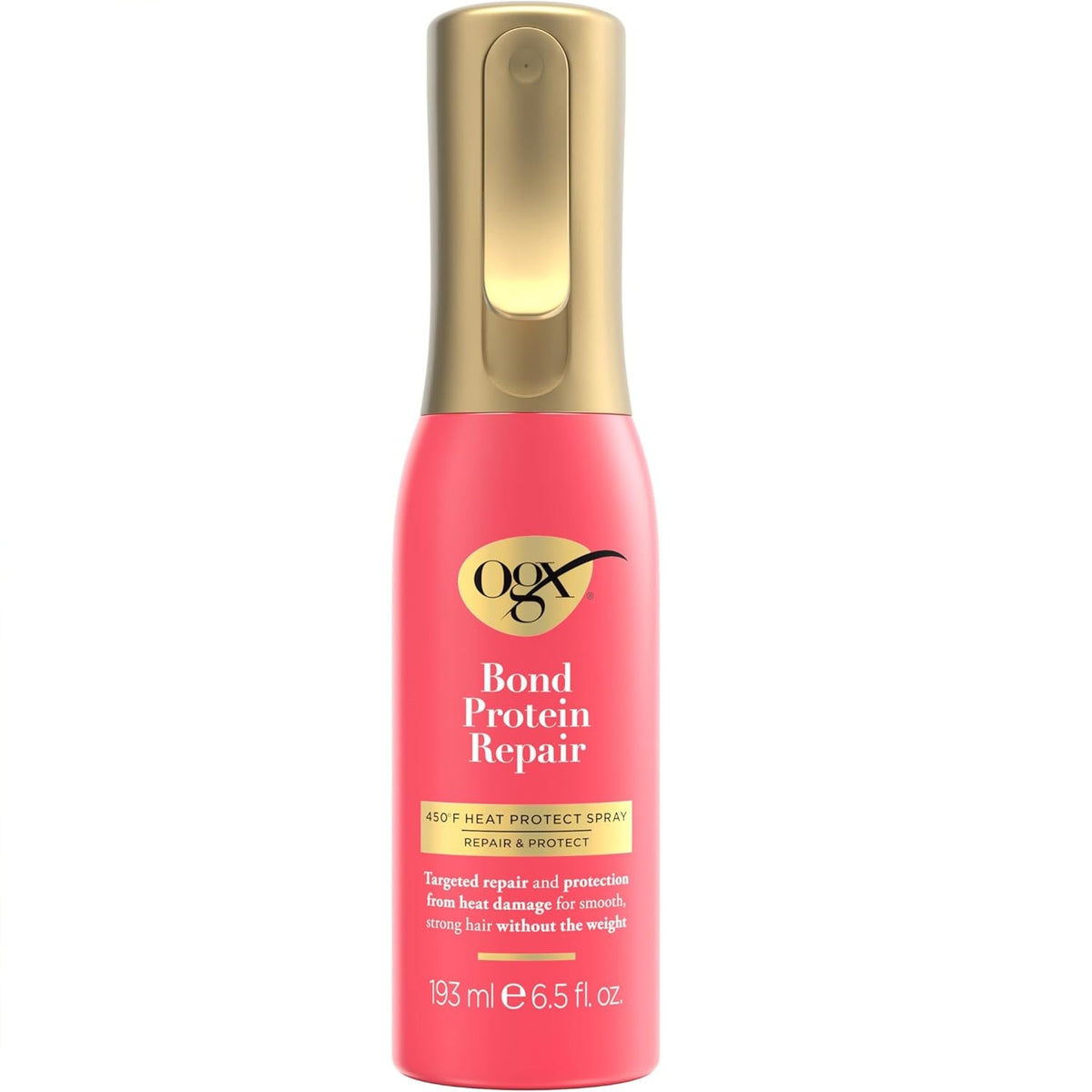 OGX Repair & Protect Bond Protein Repair 450°F Heat Protectant Spray - 6.5 Fl Oz / 193 ml