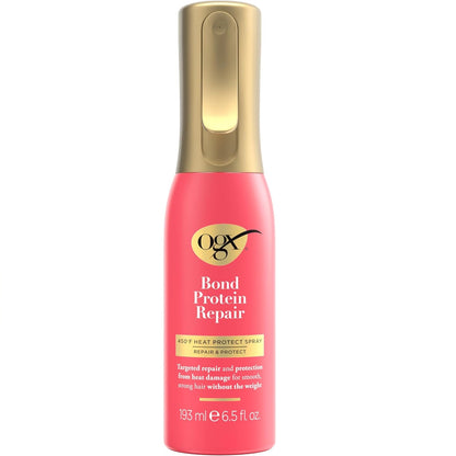 OGX Repair & Protect Bond Protein Repair 450°F Heat Protectant Spray - 6.5 Fl Oz / 193 ml