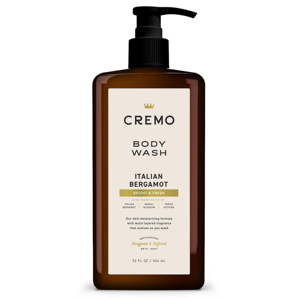 Cremo Rich-Lathering Italian Bergamot Body Wash 32 Oz