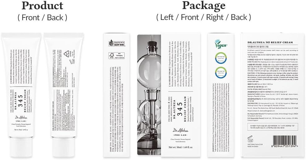 Pack of Two : Dr Althea - 147 Barrier Cream(50ml) & 345 Relief Cream (50ml)