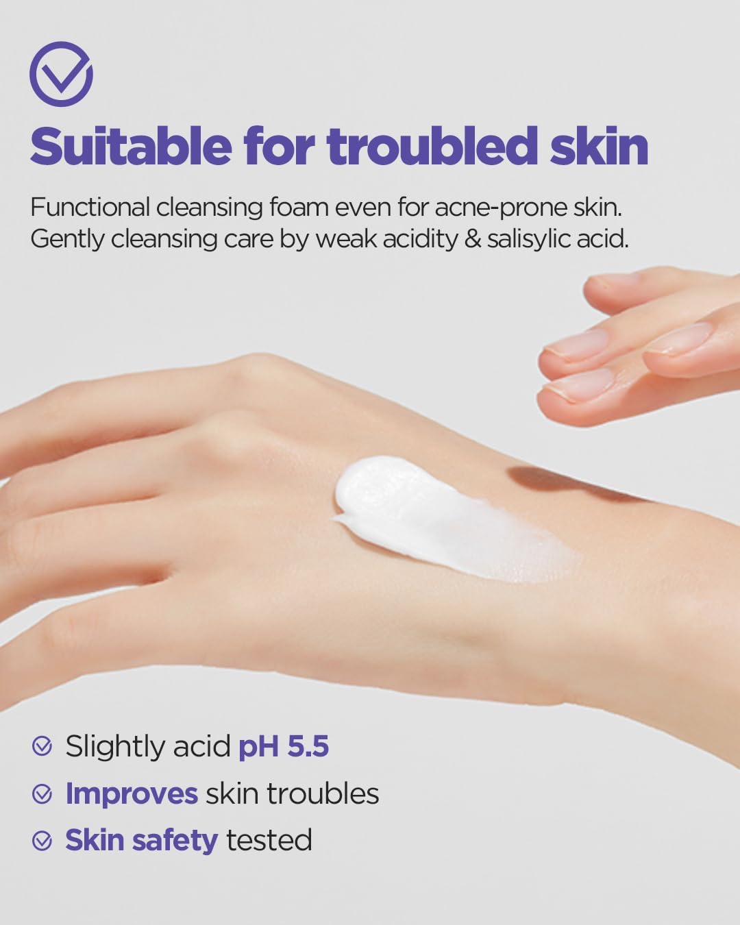 ACWELL pH Balancing Soothing Cleansing Foam - 150ml