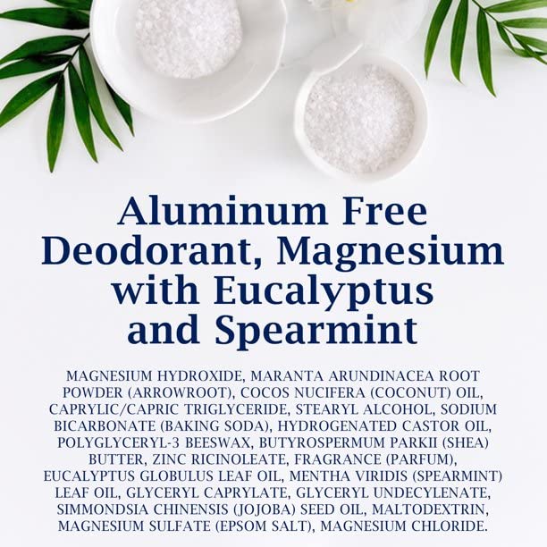 Dr Teal's Aluminum Free Deodorant - Eucalyptus - Paraben & Phthalate Free - 2.65 oz