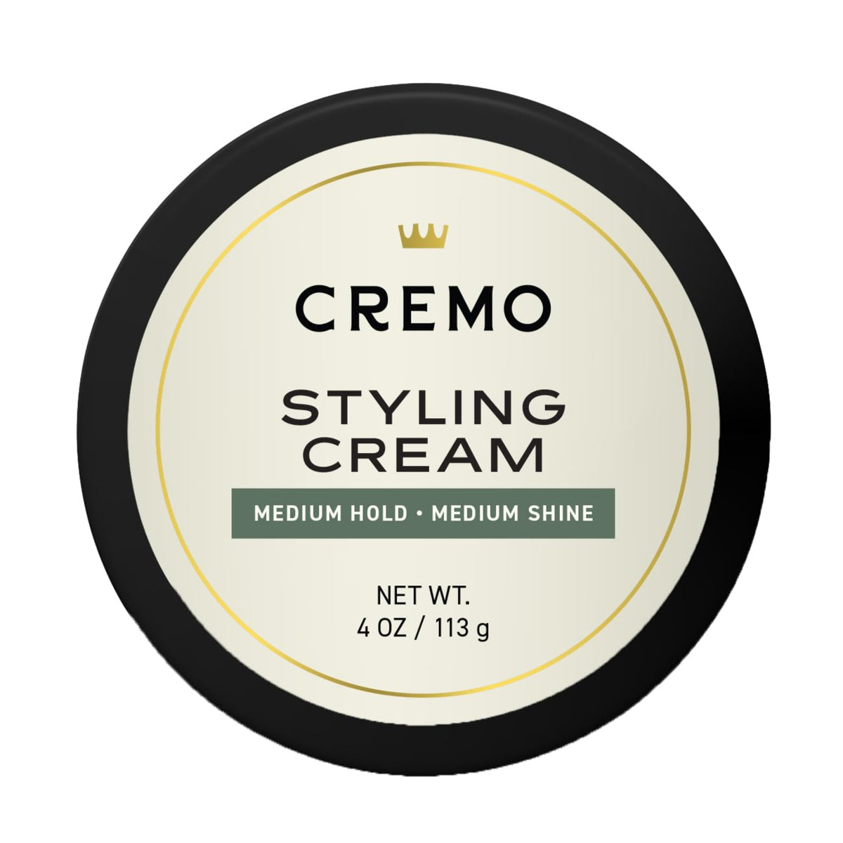 Cremo Hair Styling Cream Medium Hold 4 Oz