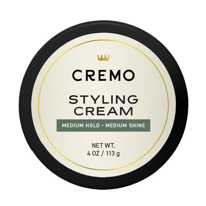 Cremo Hair Styling Cream Medium Hold 4 Oz
