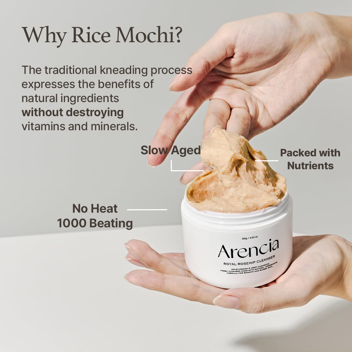 ARENCIA Calendula Rice Mochi Fresh Cleanser 120 Grams