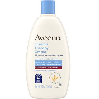 Aveeno Active Naturals Eczema Therapy Moisturizing Cream, 12 Oz