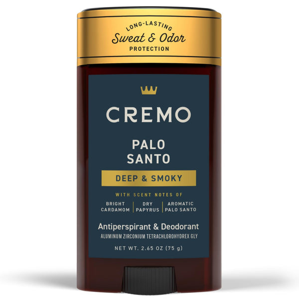 Cremo Palo Santo Antiperspirant & Deodorant for Men (2.65oz)