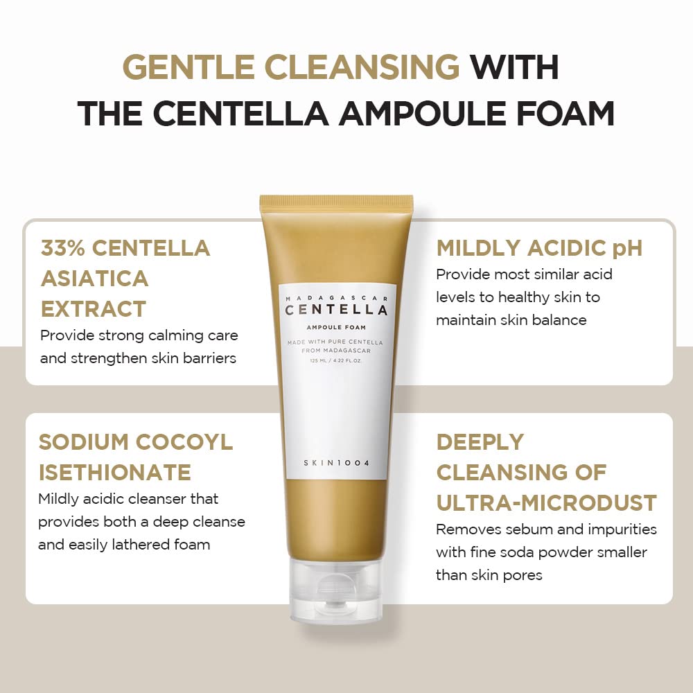 Skin1004 Madagascar Centella Ampoule Foam, 125 ml