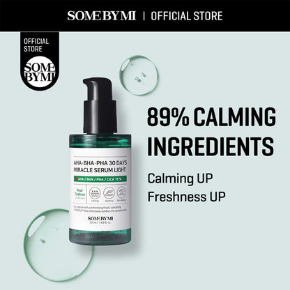 SOME BY MI Aha Bha Pha 30 Days Miracle Serum Light, Green