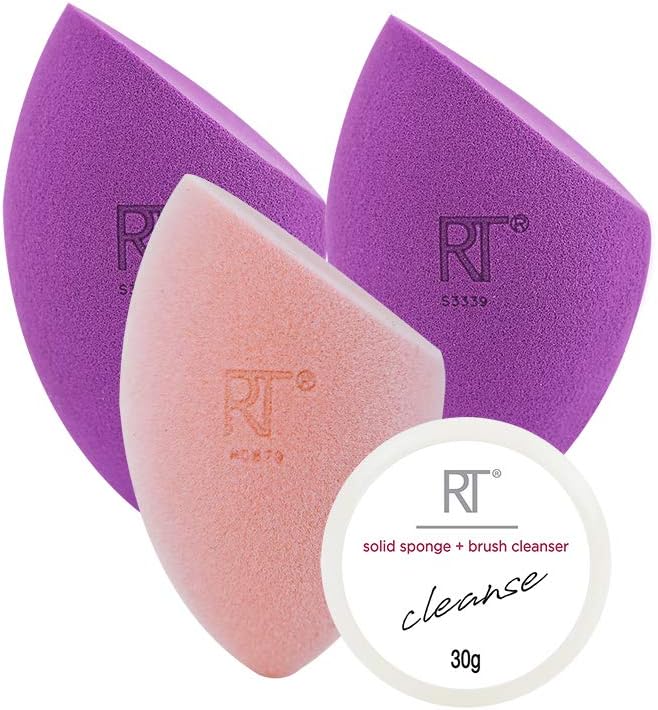 Real Techniques Glow Essentials: Sponges & Cleansing Kit