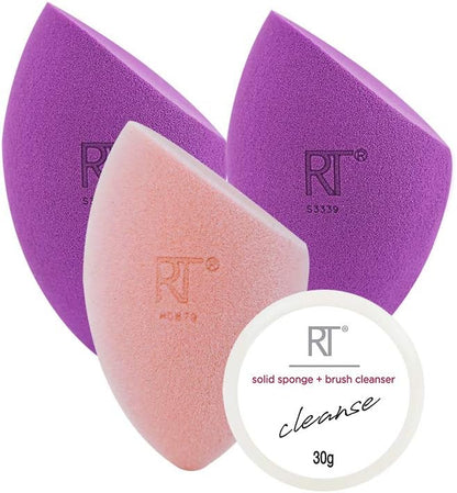 Real Techniques Glow Essentials: Sponges & Cleansing Kit